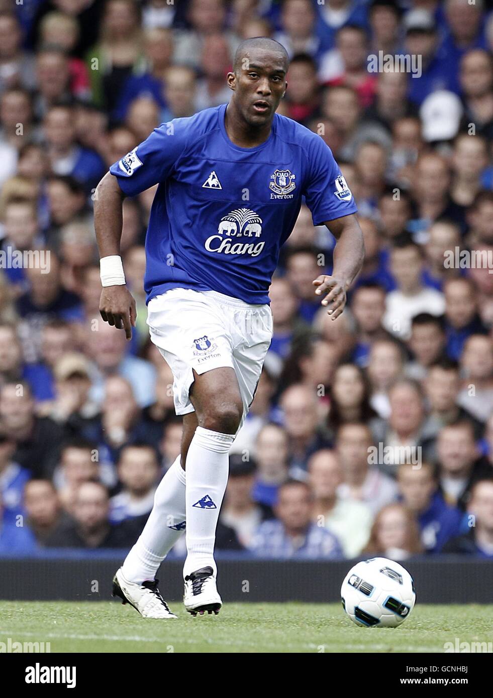 Fußball - Barclays Premier League - Everton / Manchester United - Goodison Park. Sylvain Distin, Everton Stockfoto