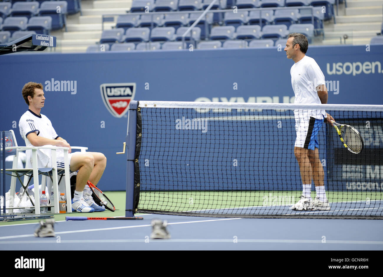Tennis - US Open 2010 - Praxistag - Flushing Meadows Stockfoto