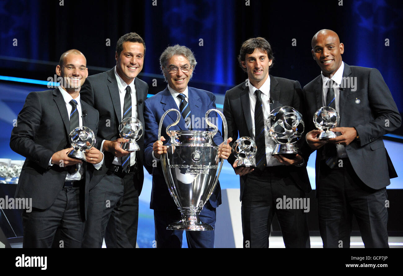 Fußball - UEFA-Champions-League-Auslosung - Grimaldi Forum Stockfoto