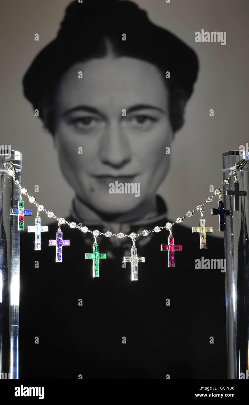 150,000 und ist Teil einer Sammlung der Juwelen der Herzogin von Windsor bei Sotheby's in London. Stockfoto