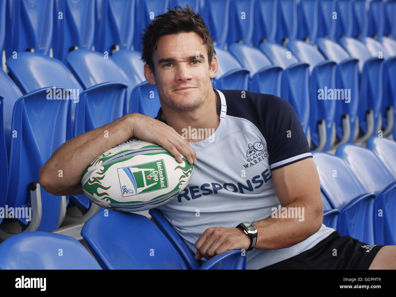 Rugby-Union - Glasgow Warriors Team Ankündigung - Scotstoun Stadion Stockfoto