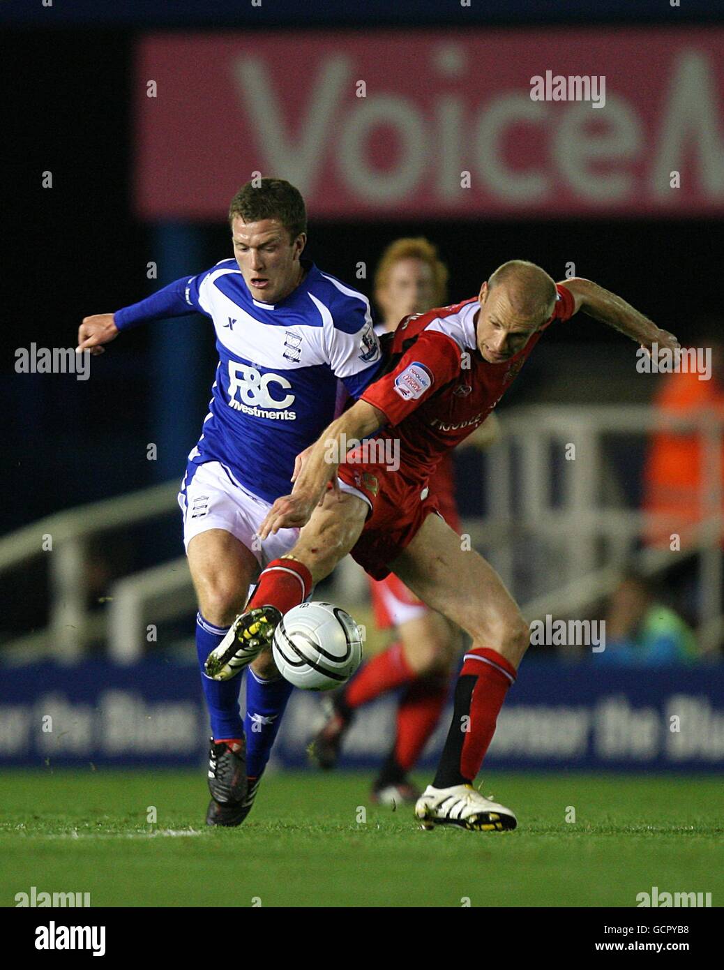 Fußball - Carling Cup - 3. Runde - Birmingham City V Milton Keynes Dons - St Andrew Stockfoto