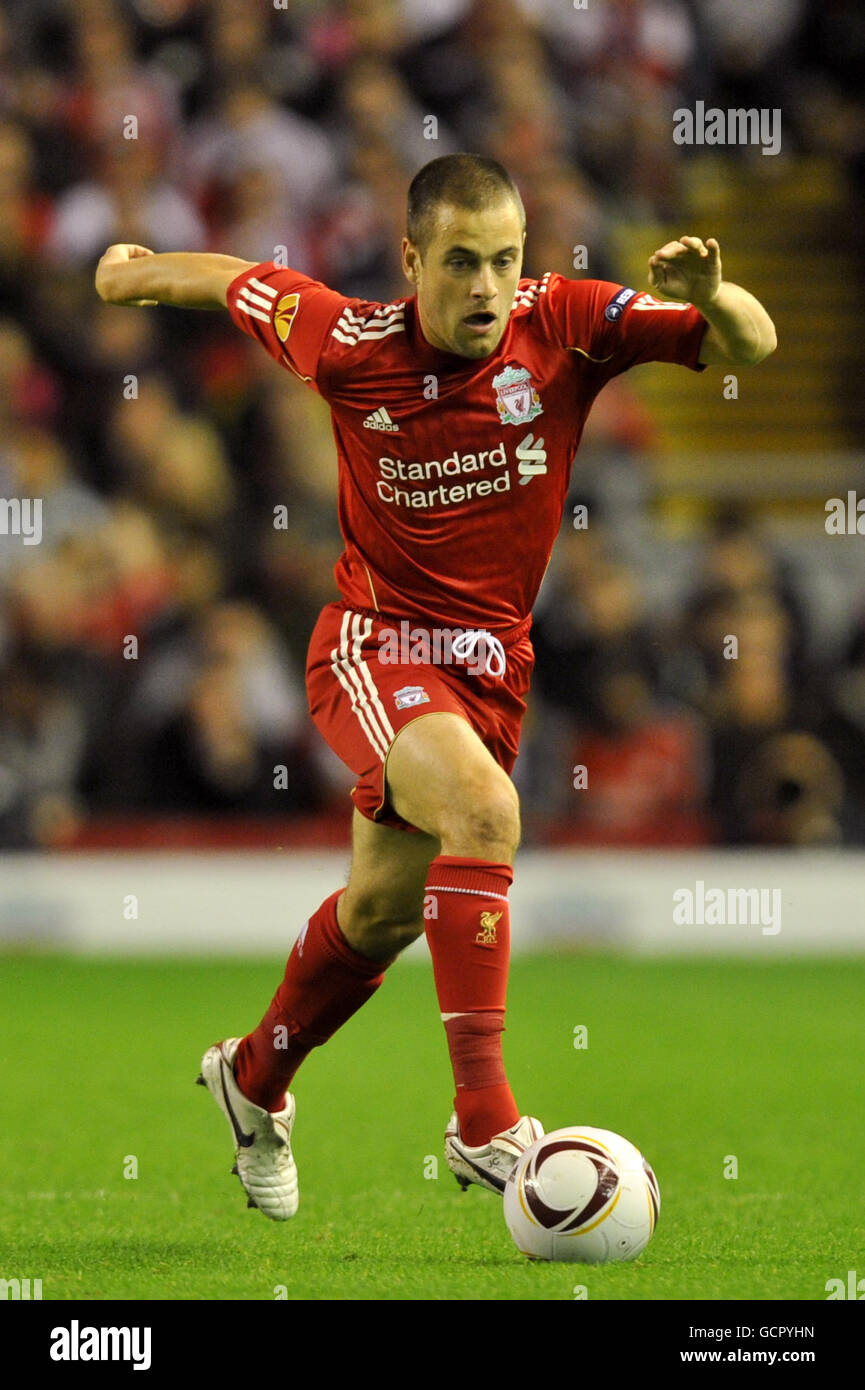 Fußball - UEFA Europa League - Gruppe K - Liverpool vs Steaua Bucharest - Anfield. Joe Cole, Liverpool Stockfoto