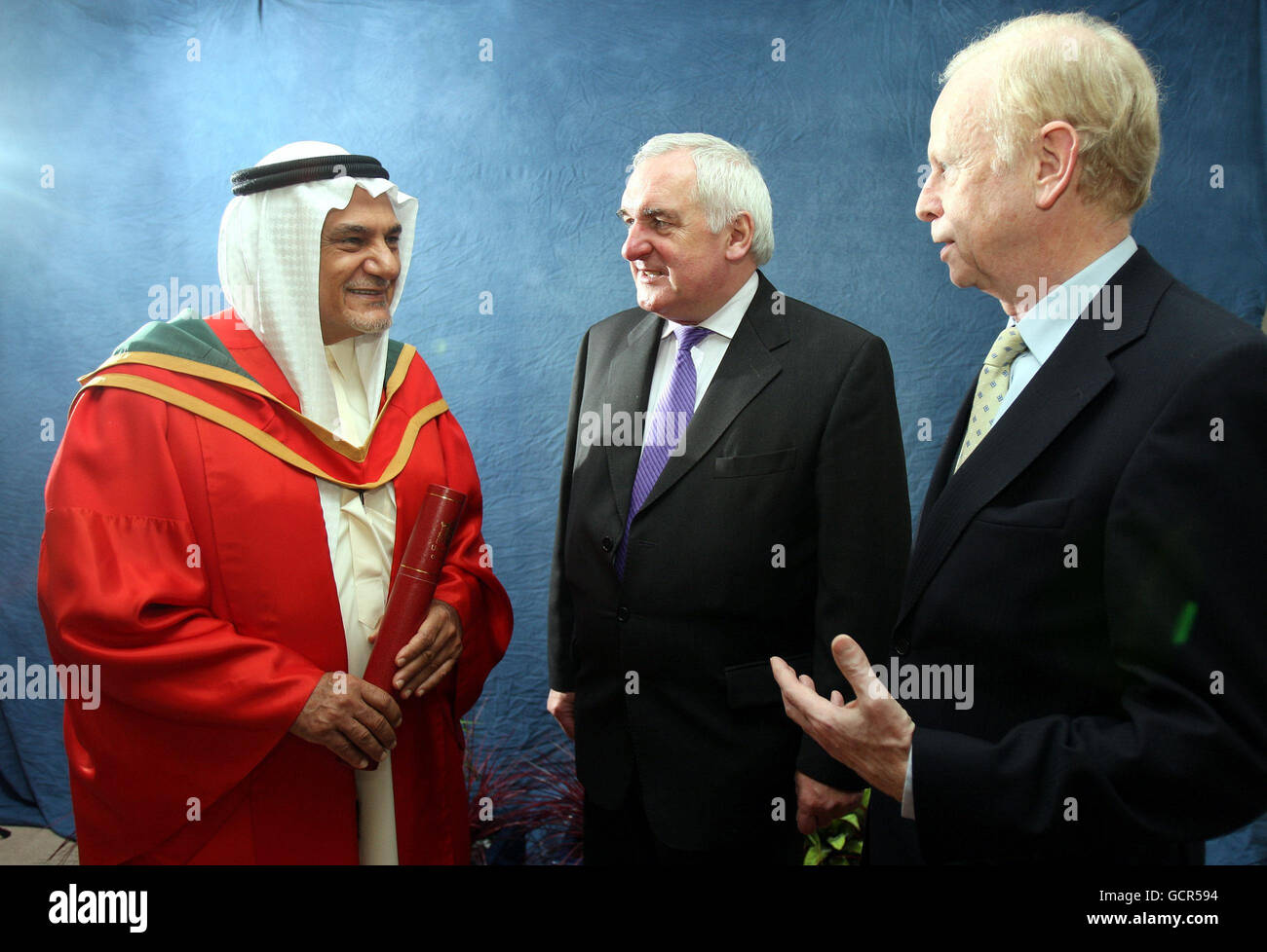 Prinz Turki Bin Faisal Al Saud Geehrt Stockfotografie Alamy