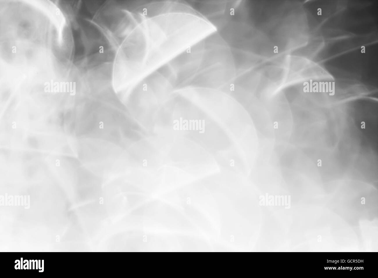 Zusammenfassung Hintergrund von Graustufen von Blendenfleck Stockfoto