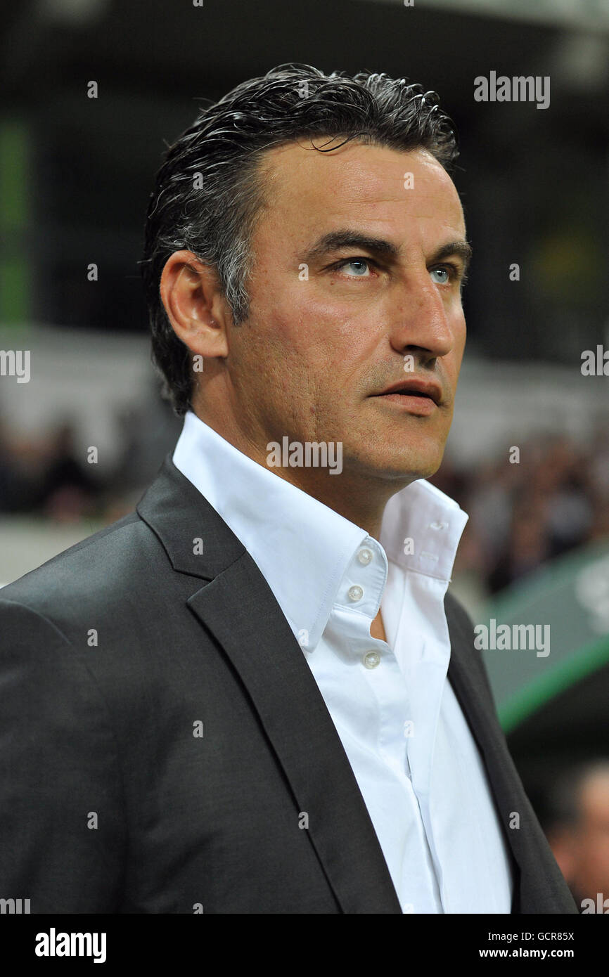 Fußball - Coupe De La Ligue - Saint Etienne V Nizza - Geoffroy-Guichard Stockfoto