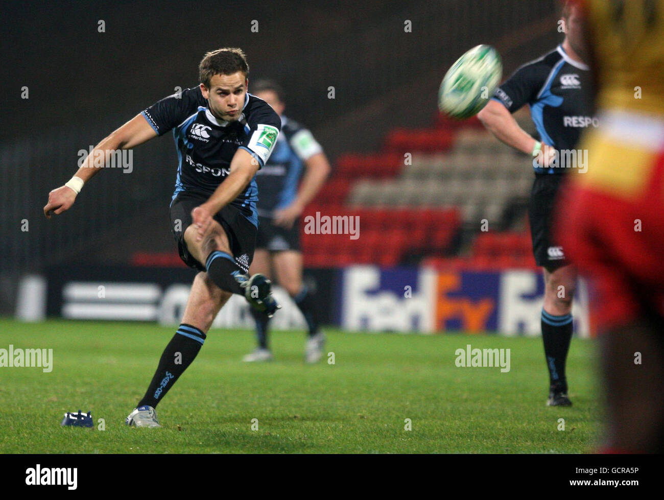Rugby-Union - Heineken Cup - Pool 6 - Glasgow Warriors V Newport Gwent Drachen - Firhill Arena Stockfoto