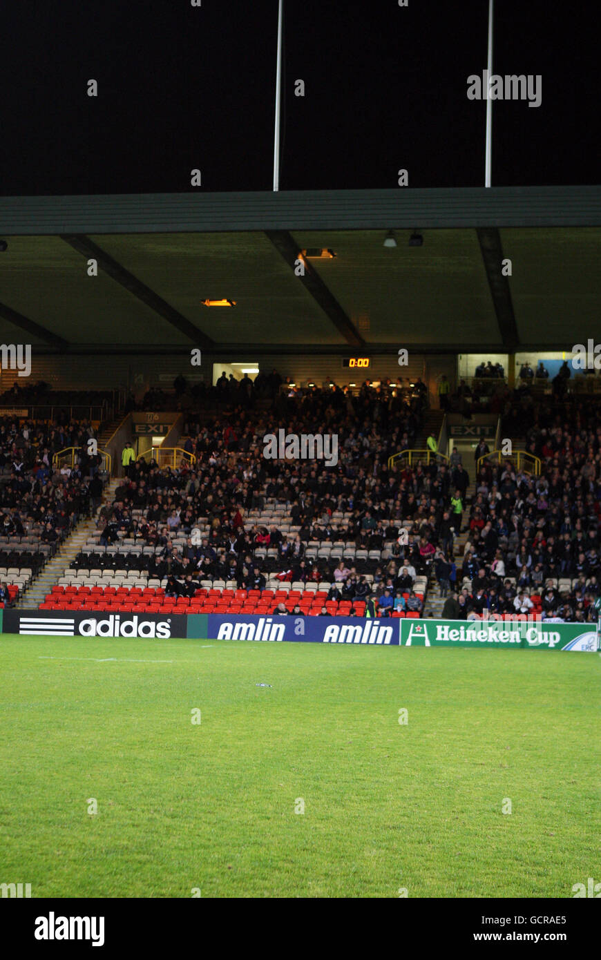 Rugby-Union - Heineken Cup - Pool 6 - Glasgow Warriors V Newport Gwent Drachen - Firhill Arena Stockfoto