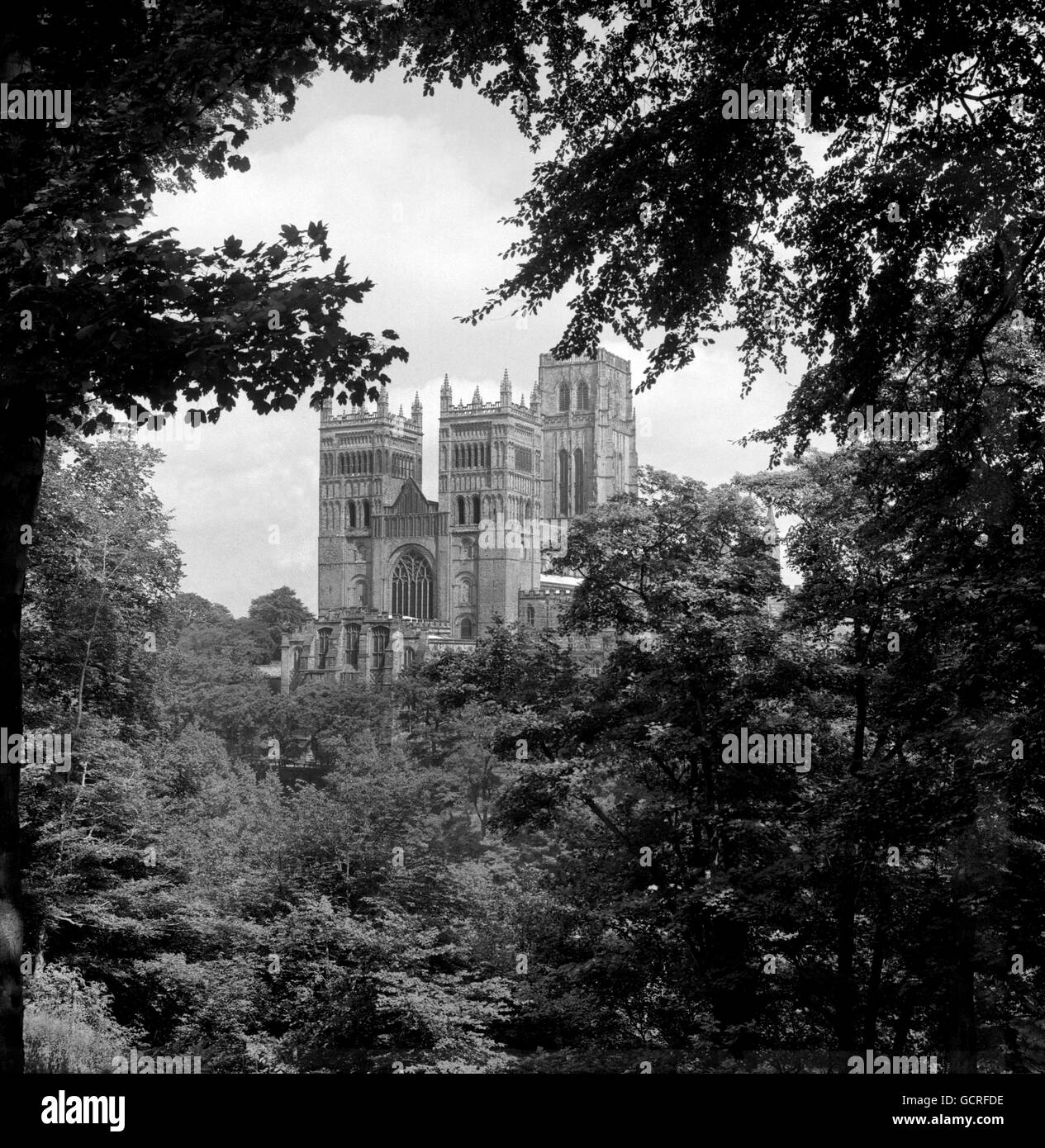 Gebäude und Sehenswürdigkeiten - Kathedrale von Durham Stockfoto