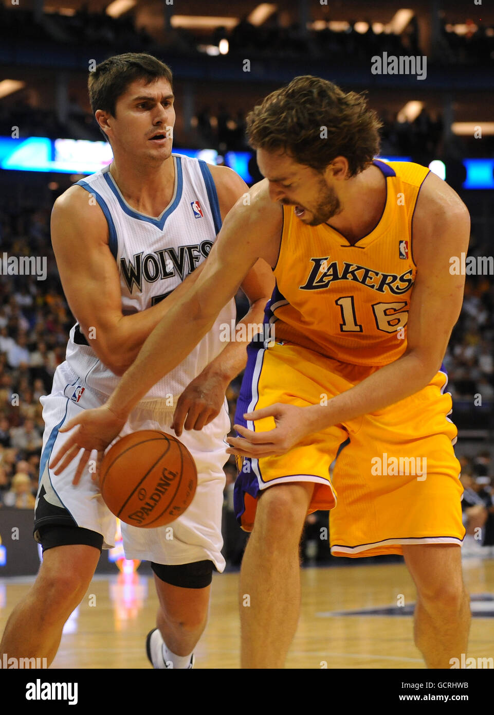 Basketball - NBA --Pre Season Tour - Minnesota Timberwolves V LA Lakers - O2-Arena Stockfoto