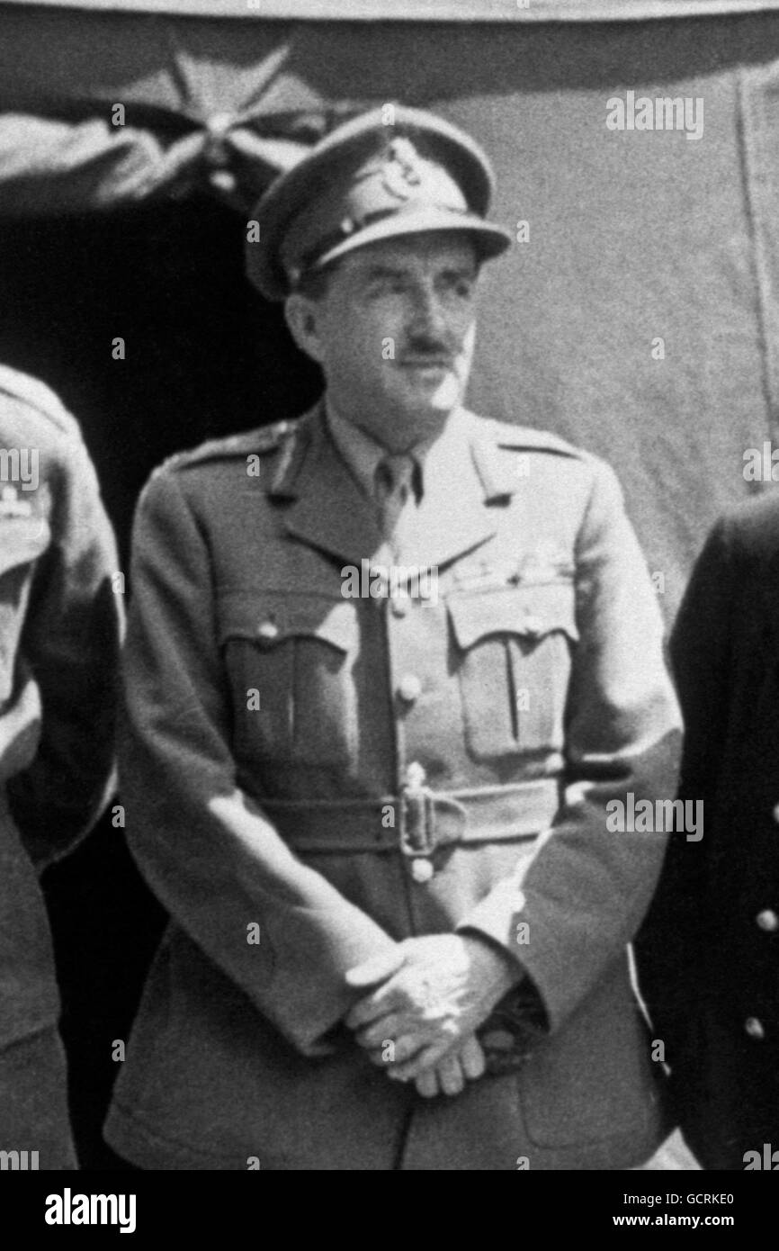Zweiter Weltkrieg - britische Armee - 21. Heeresgruppe Stockfoto