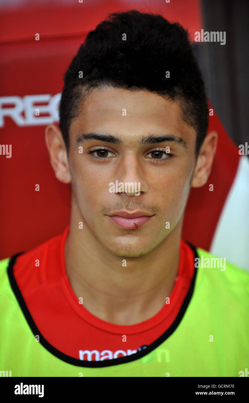 Fußball - Französische Premiere Division - AS Monaco / Toulouse - Stade Louis II. Kevin Malcuit, AS Monaco Stockfoto