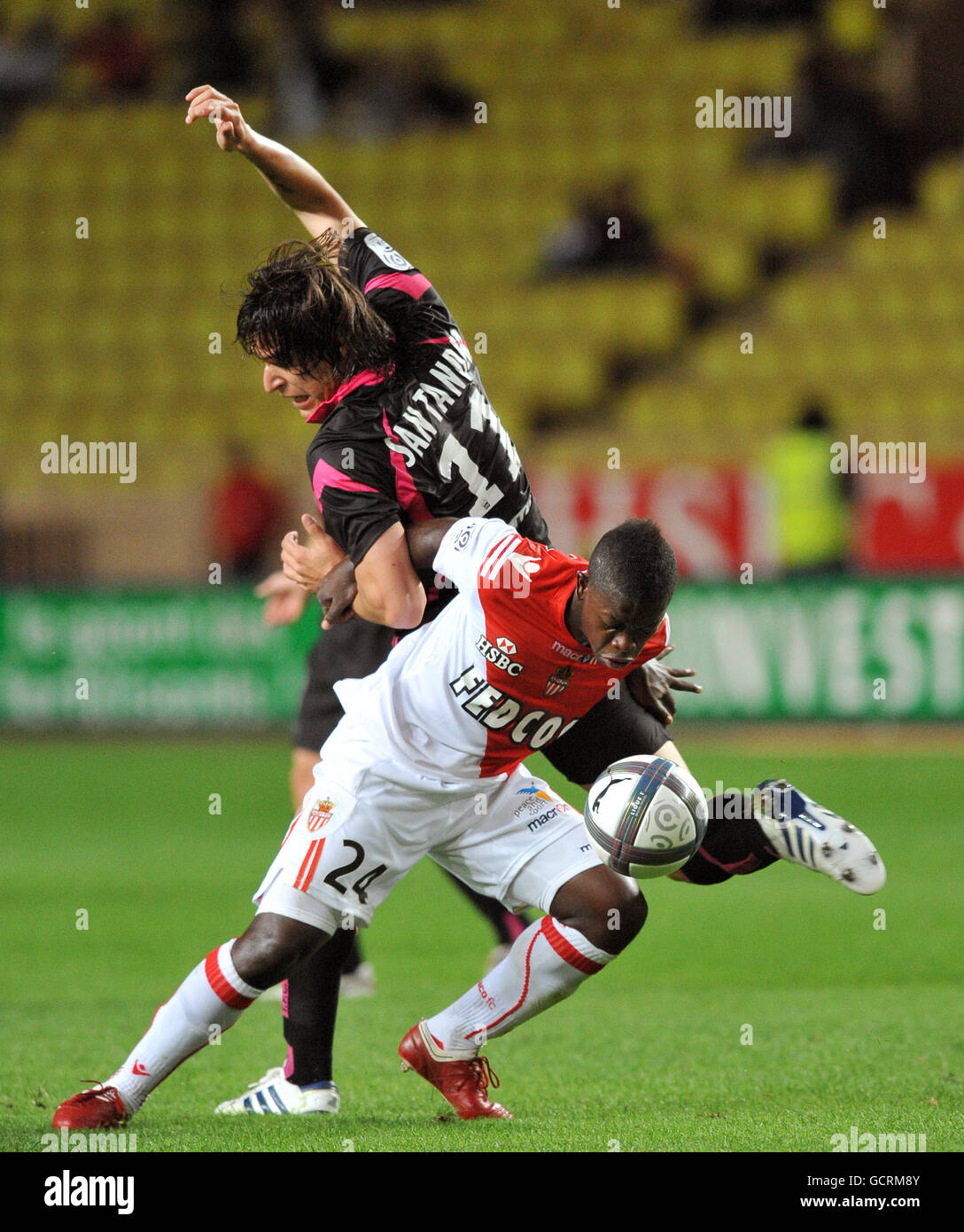 Fußball - französische Premiere Division - AS Monaco V Toulouse - Stade Louis II Stockfoto