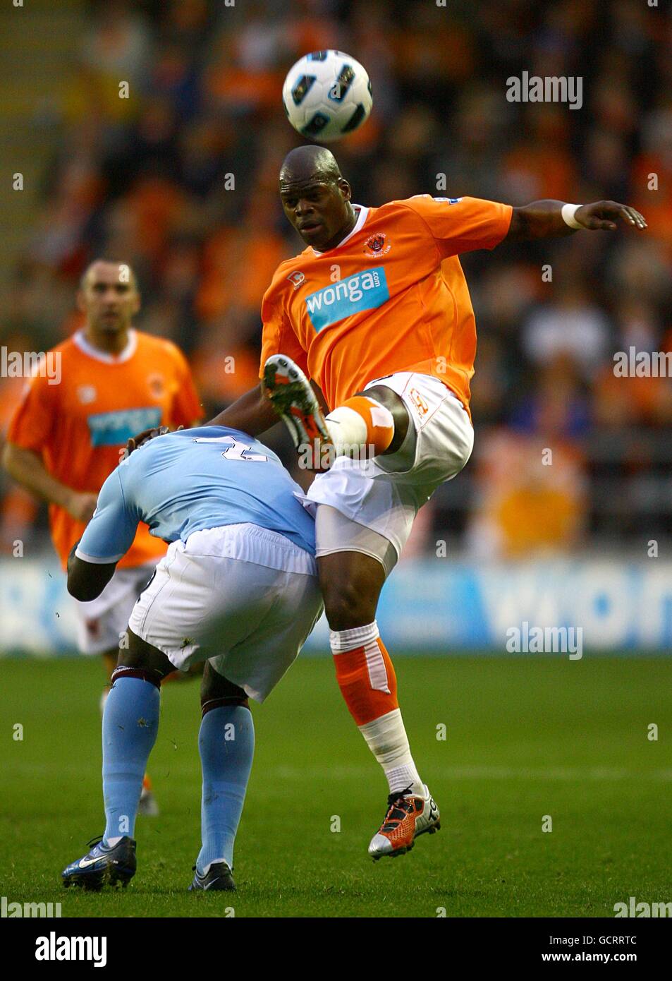 Fußball - Barclays Premier League - Blackpool V Manchester City - Bloomfield Road Stockfoto