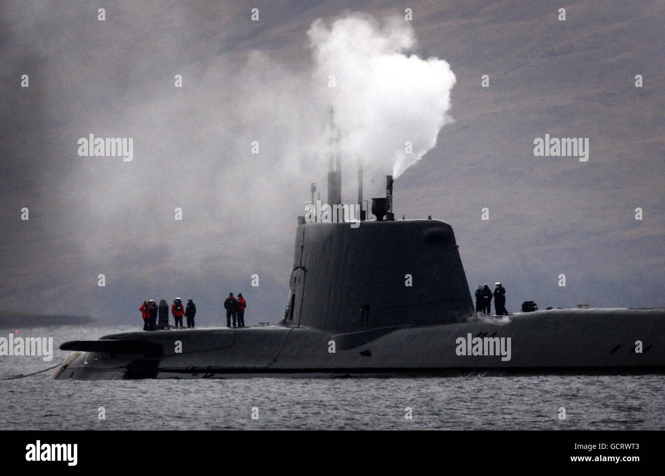 Die Szene in der Nähe der Isle of Skye in Schottland, wo HMS schroffen auf Grund laufen. Stockfoto