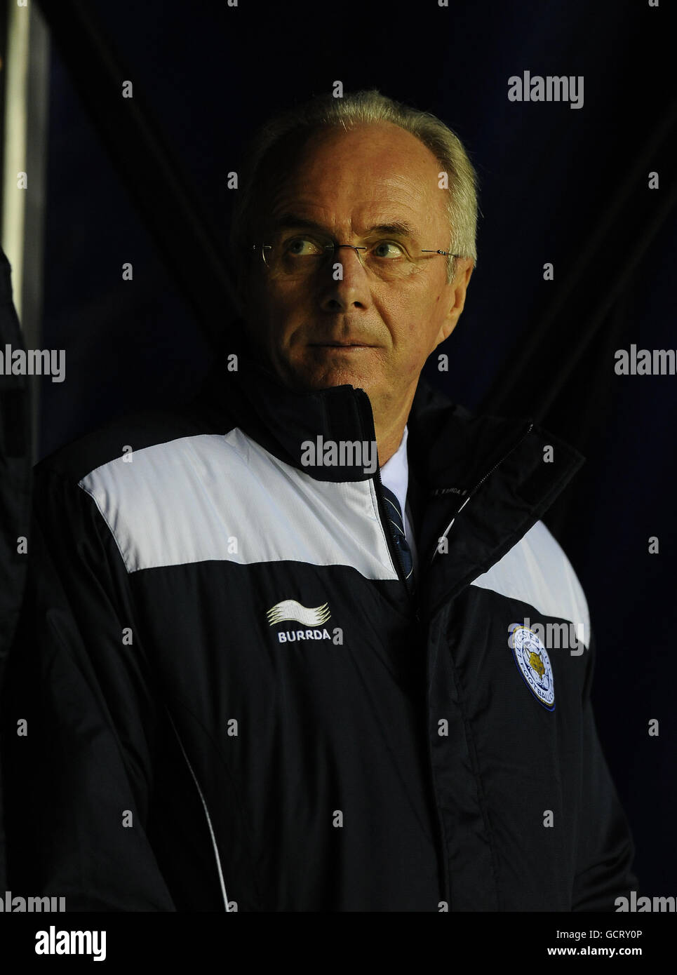 Fußball - Carling Cup - vierte Runde - Leicester City / West Bromwich Albion - The Walkers Stadium. Sven Goran Eriksson, Manager von Leicester City Stockfoto