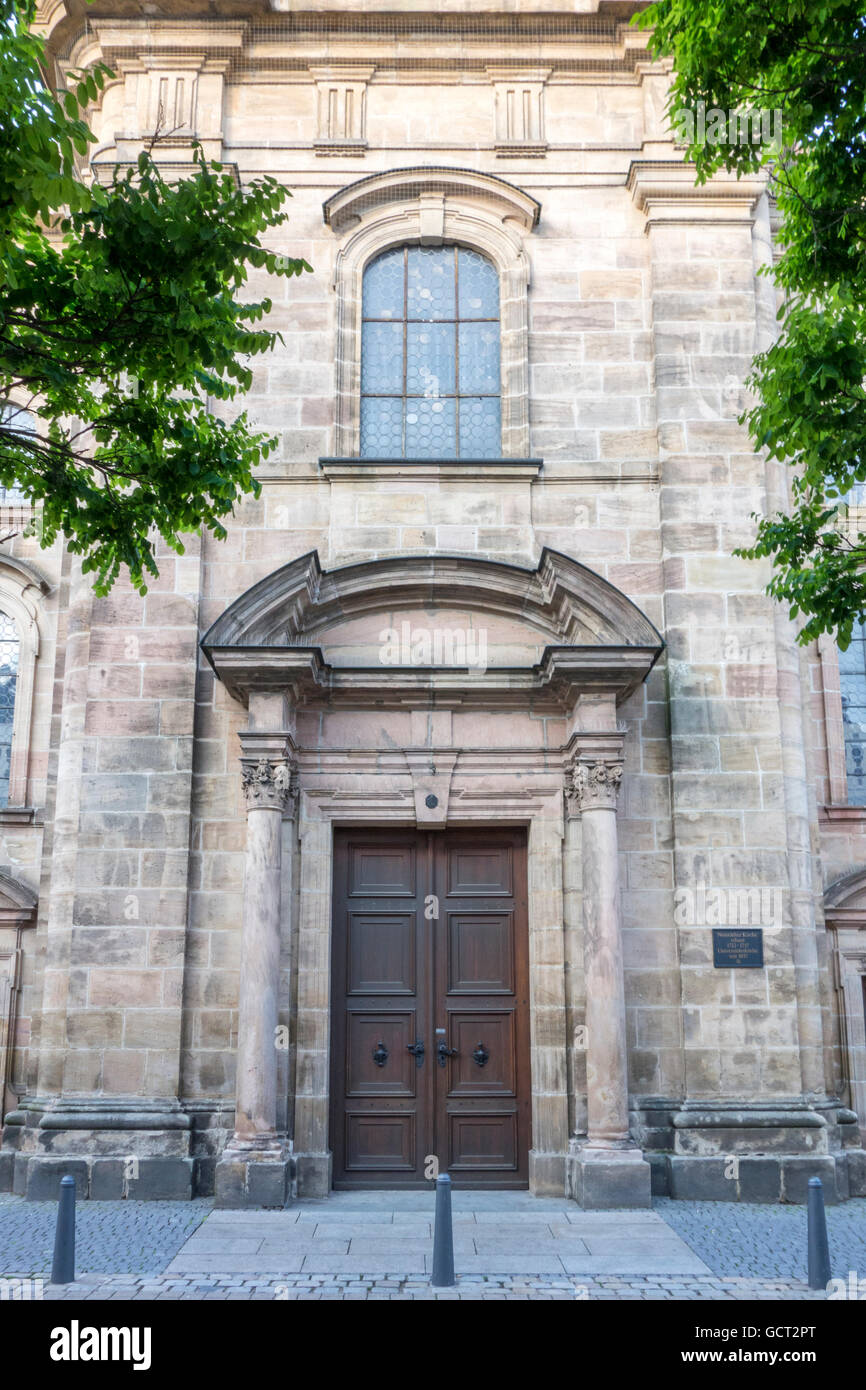 Neustädter Kirche, Erlangen, Bayern, Deutschland Stockfoto