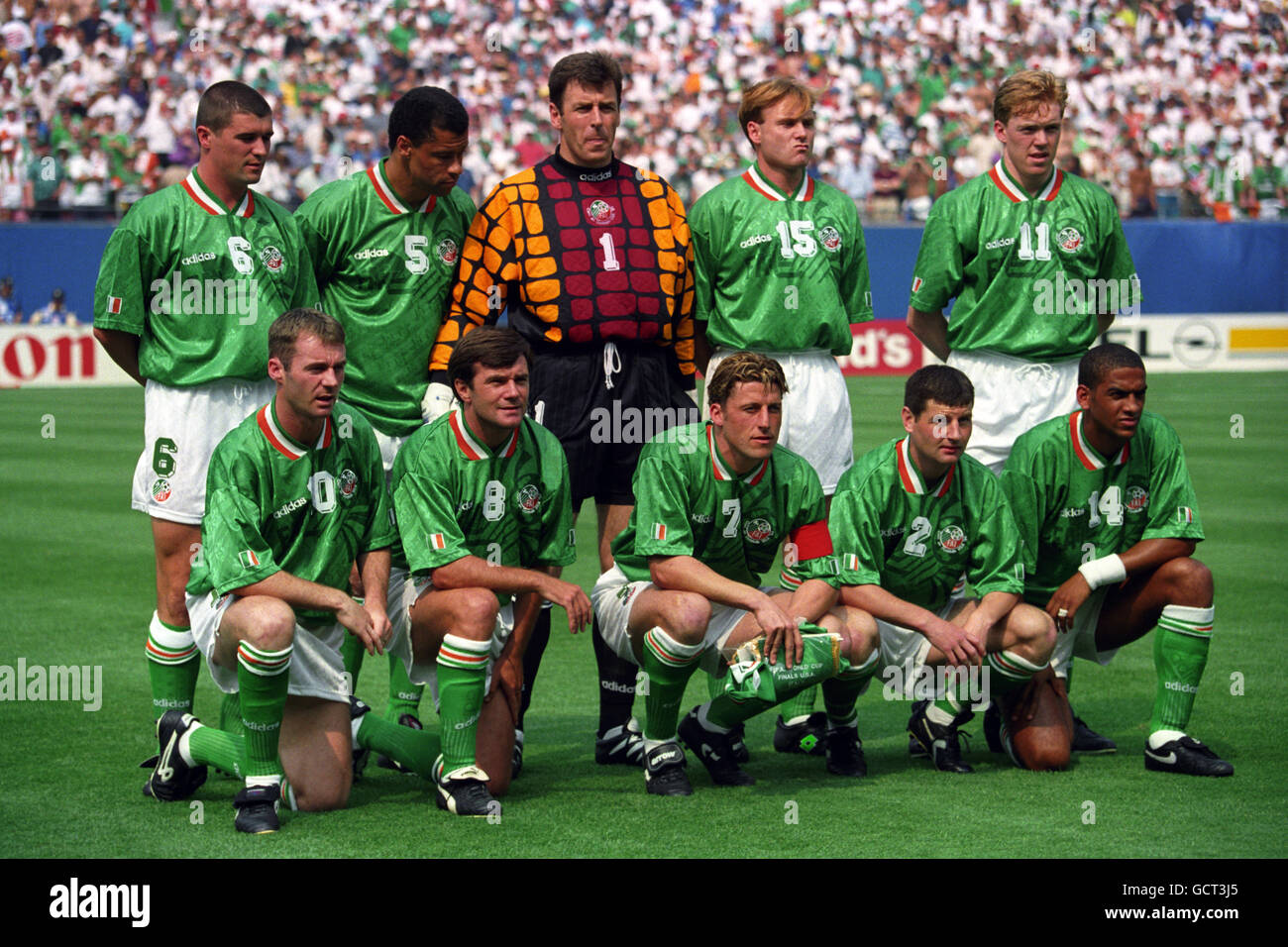 Fußball - WM-USA 1994 - Gruppe E - Italien / Republik Irland - Giants  Stadium, New York Stockfotografie - Alamy