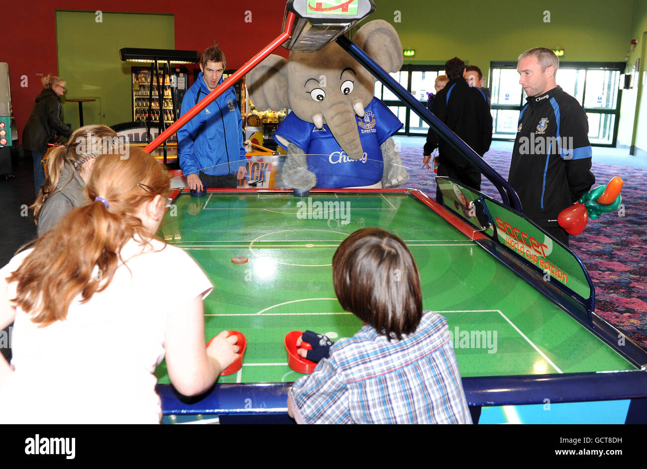 Fußball - Everton Community Team Event - Hollywood Bowl - Liverpool Stockfoto