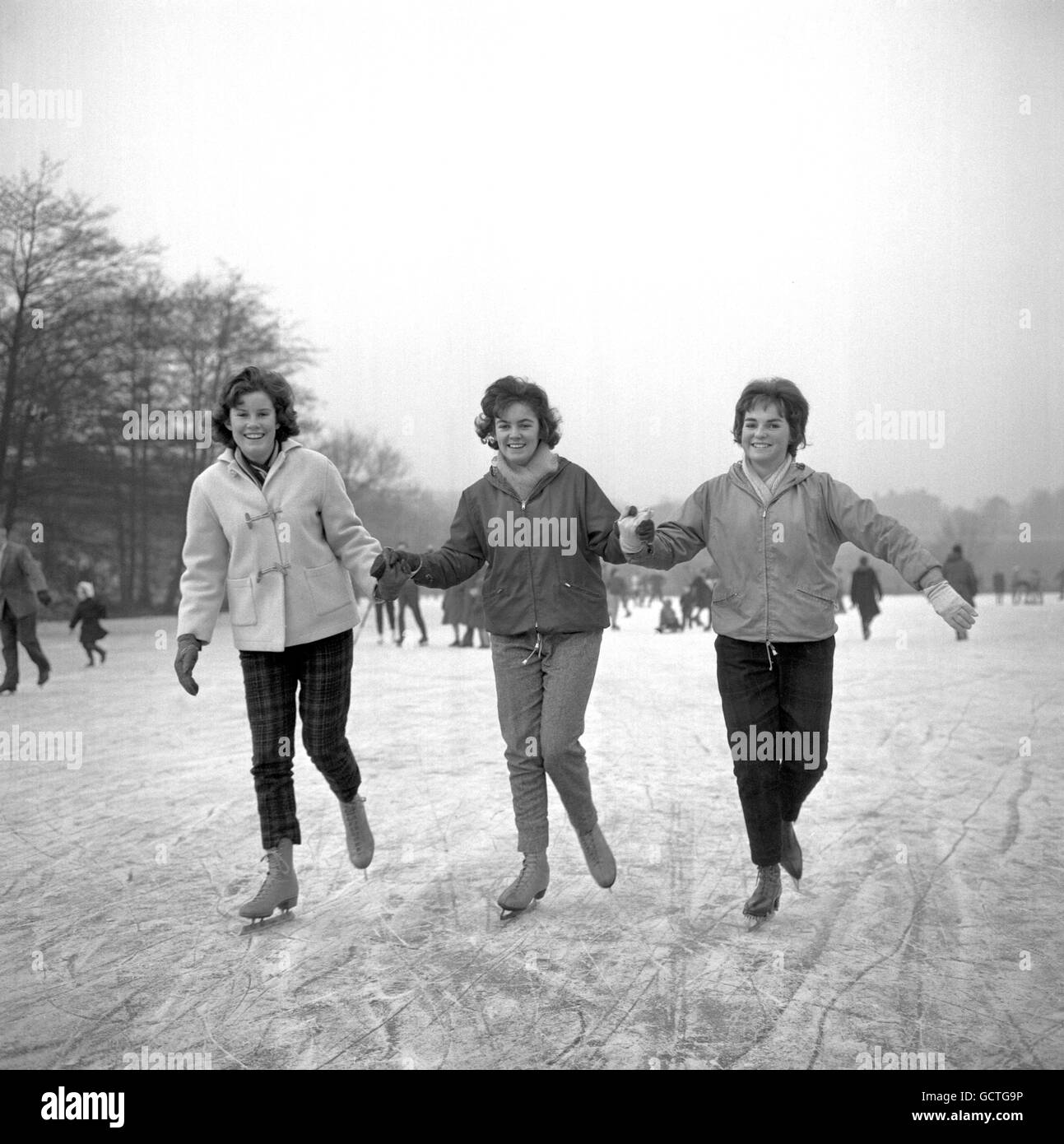 Winter Szenen - Schnee und Eis - Derby Stockfoto