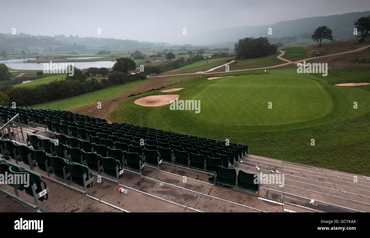 Golf - Celtic Manor Ansichten Stockfoto