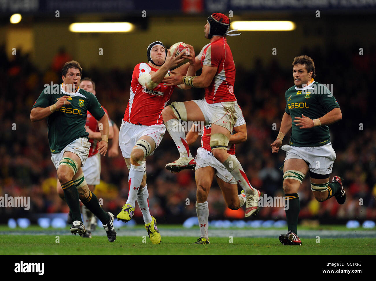 Rugby-Union - Investec Perpetual Series 2010 - Wales V Südafrika - Millennium Stadium Stockfoto