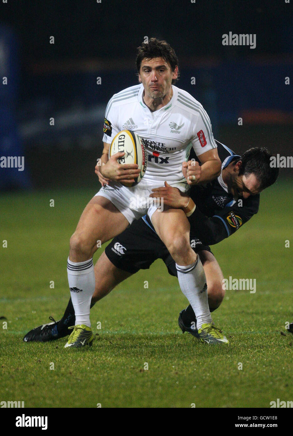 Rugby-Union - Magners League - Glasgow Warriors V beeindruckend Rugby - Firhill Arena Stockfoto
