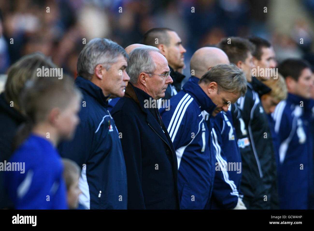 Fußball - npower Football League Championship - Leicester City / Derby County - Walkers Stadium. Sven-Goran Eriksson, Manager von Leicester City, während des npower Championship-Spiels im Walkers Stadium, Leicester. Stockfoto