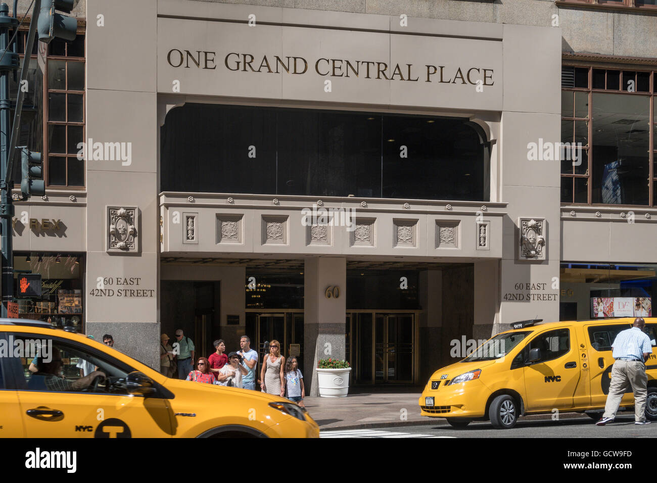 Einen großen zentralen Platz, East 42nd Street, New York City Stockfoto