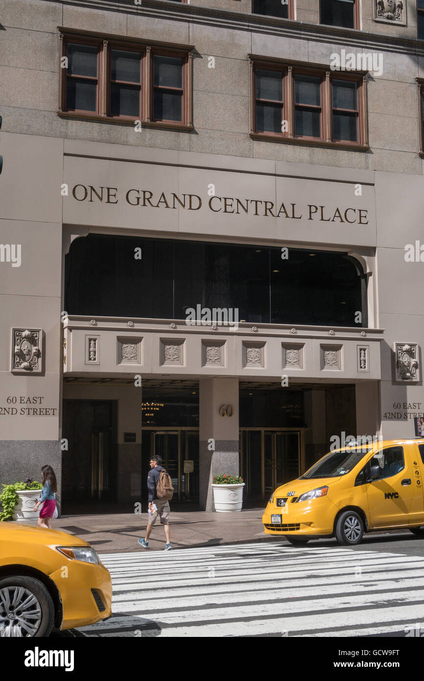 Einen großen zentralen Platz, East 42nd Street, New York City Stockfoto