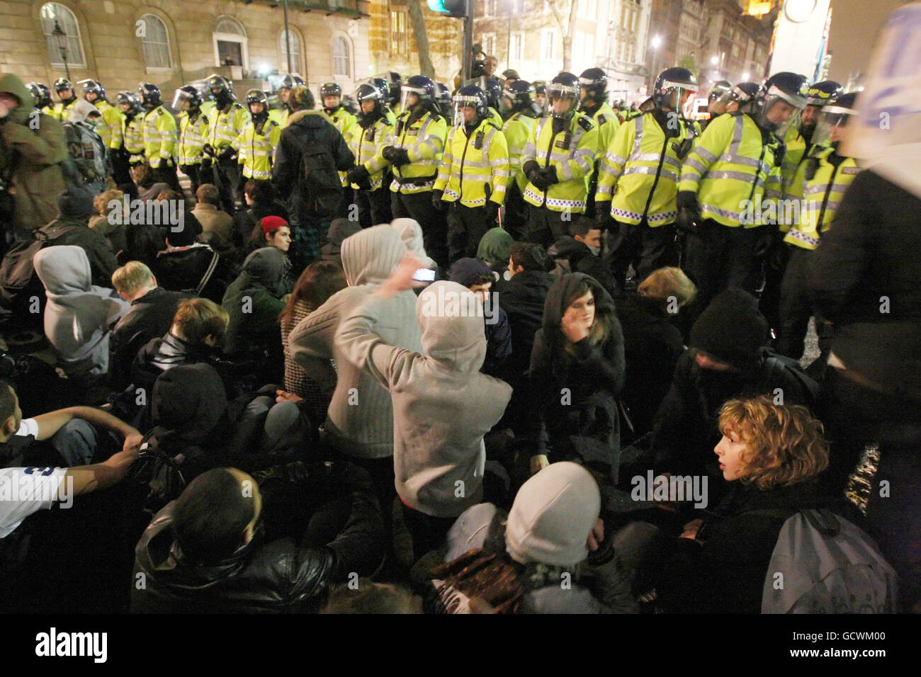 Erhöhung der Studiengebühren Stockfoto