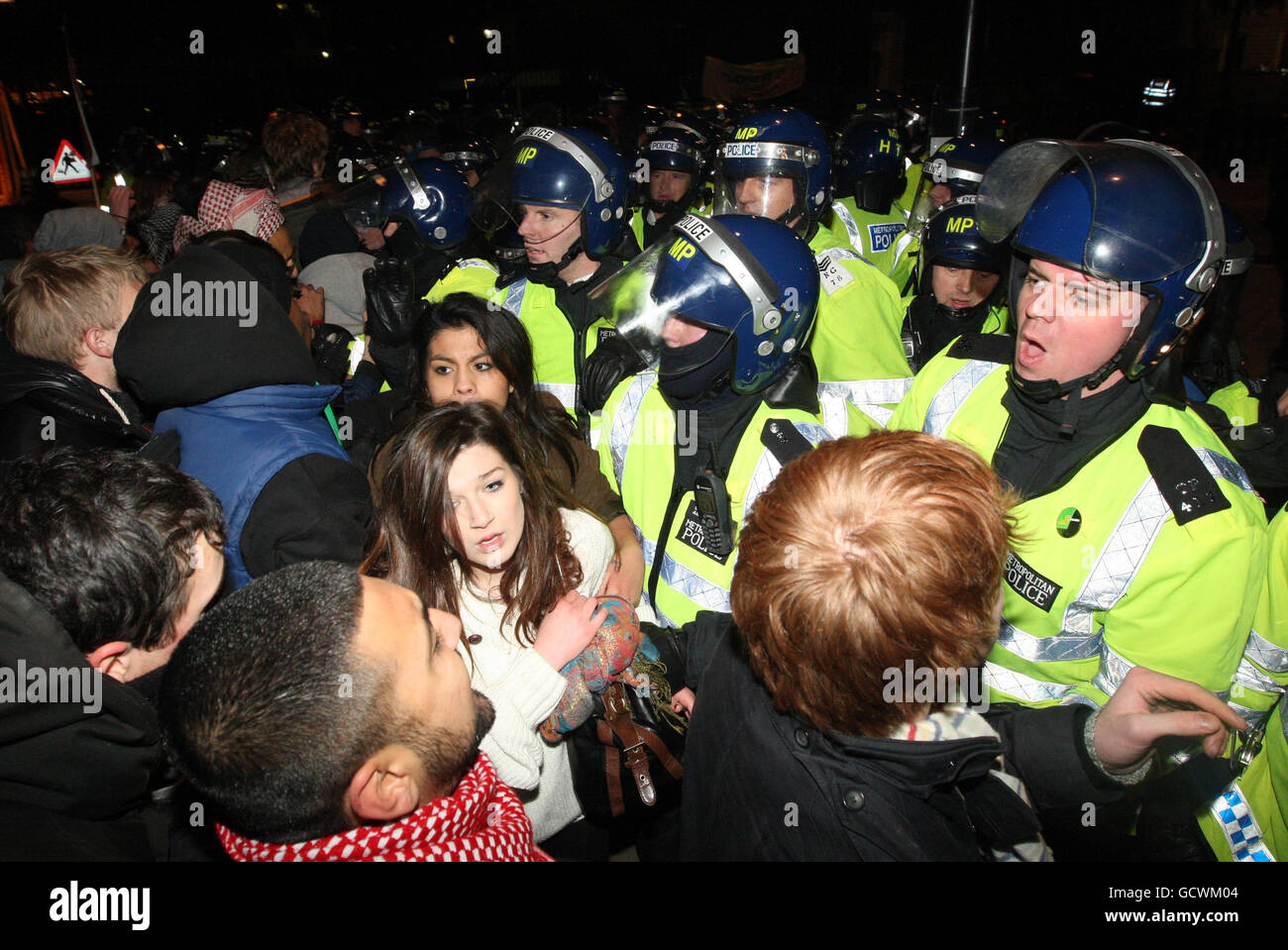 Erhöhung der Studiengebühren Stockfoto