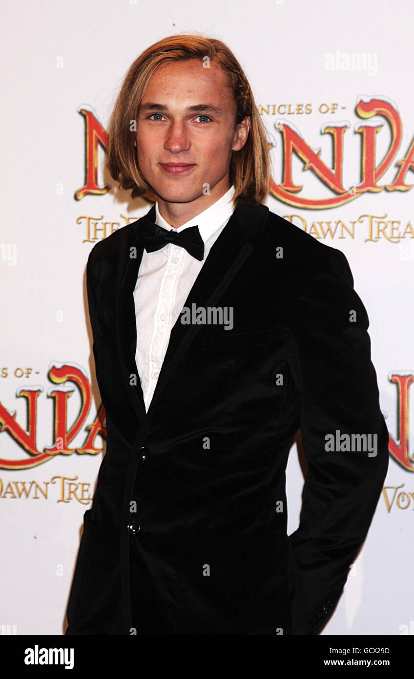 William Mosley Ankunft zur Königlichen Premiere der Chroniken von Narnia: Die Reise des Dawn Treader am Odeon Leicester Square, im Zentrum von London. Stockfoto