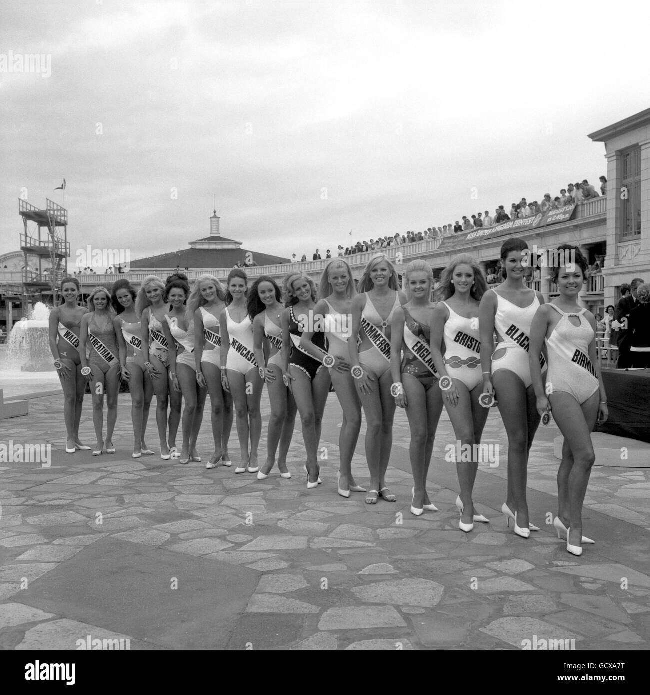 Mode und Schönheit - Miss England - Blackpool Stockfoto