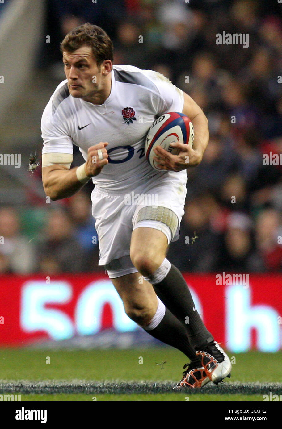 Rugby Union - Investec Perpetual Series 2010 - England / Samoa - Twickenham Stadium. Mark Cueto, England Stockfoto