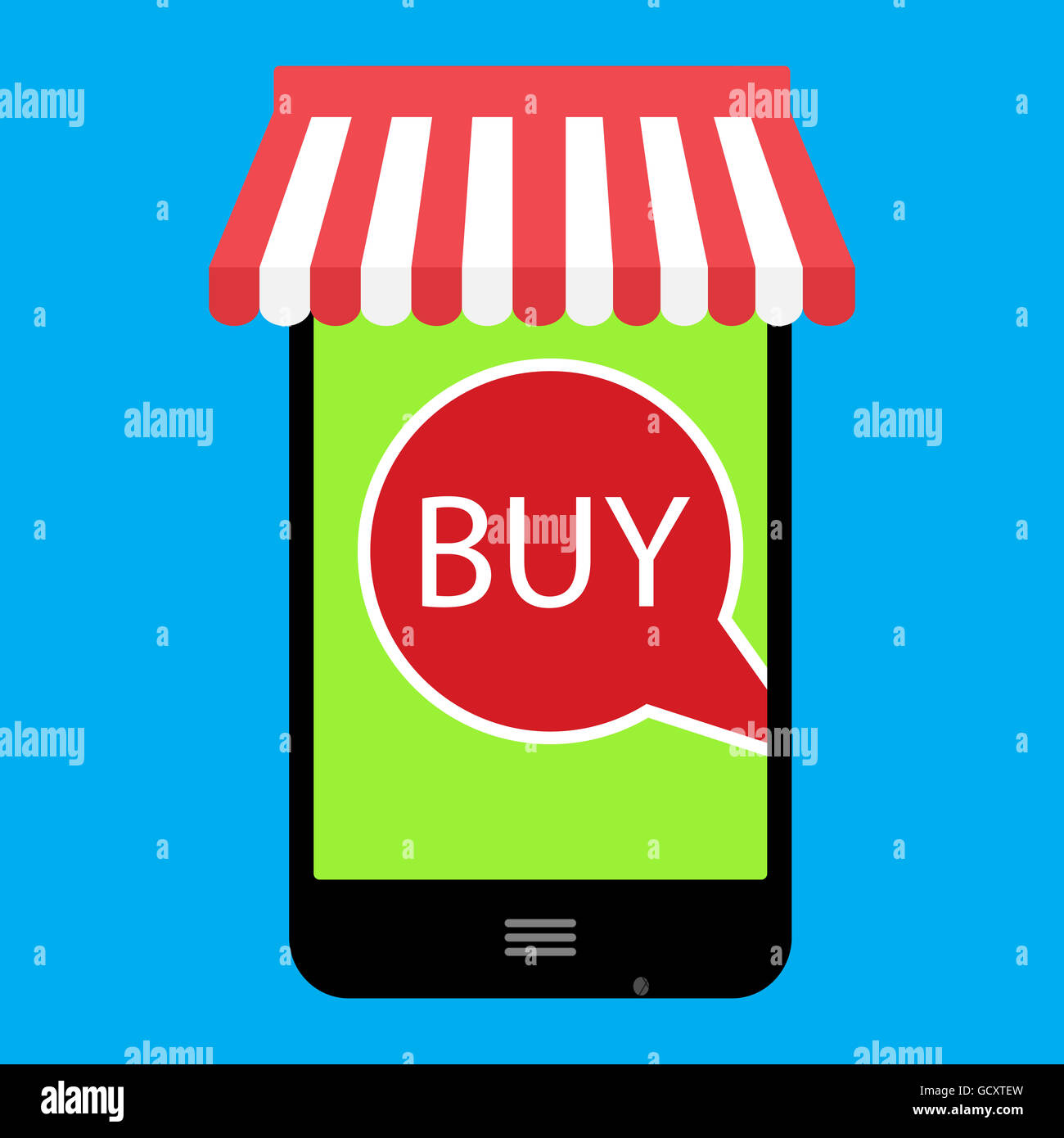 Kaufen Sie LMS mit Online-Shop. Shooping Store und Förderung Handel einkaufen, Vektor-illustration Stockfoto