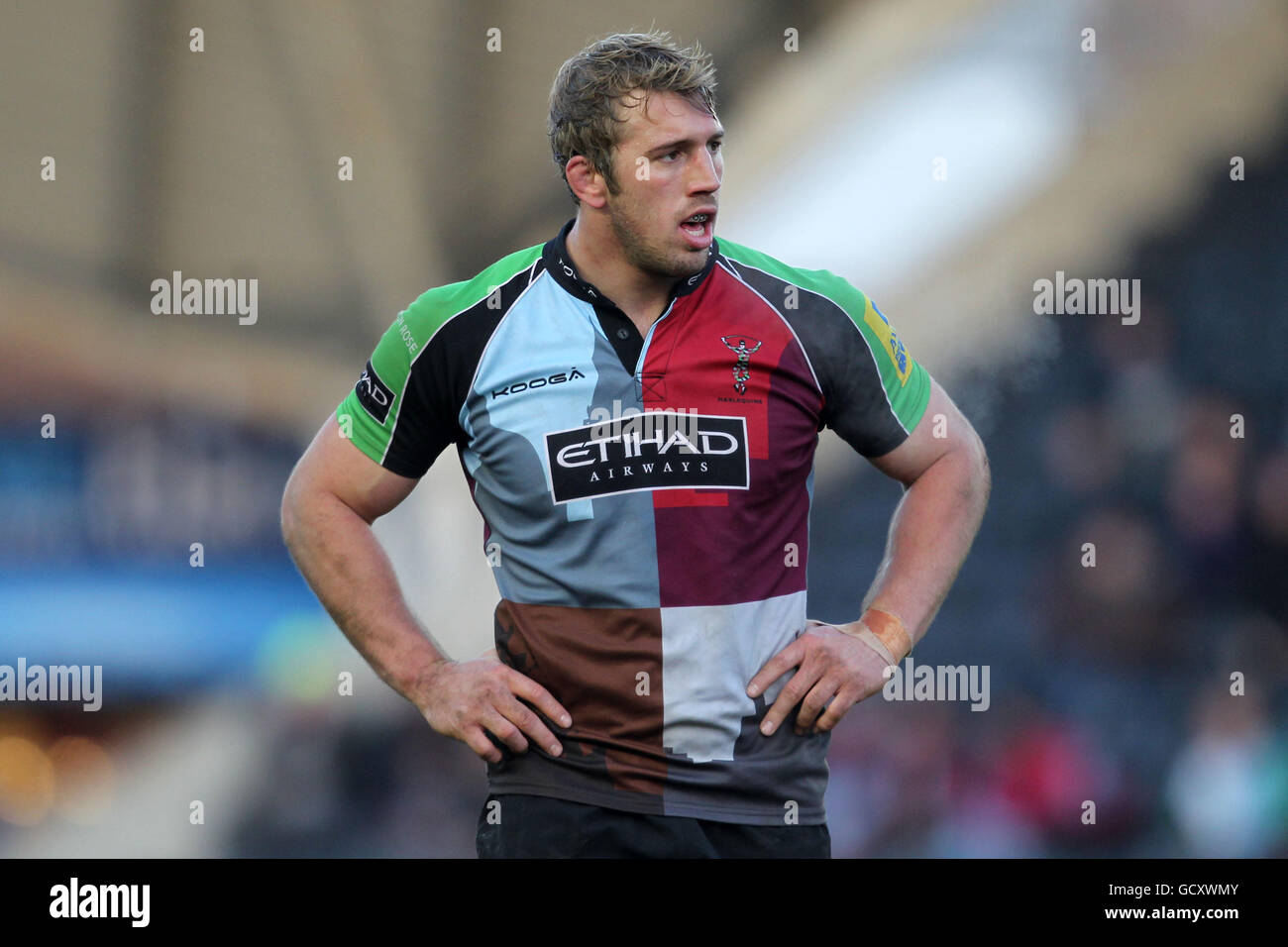 Rugby-Union - Aviva Premiership - Harlequins V Leeds Carnegie - Twickenham Stoop Stockfoto