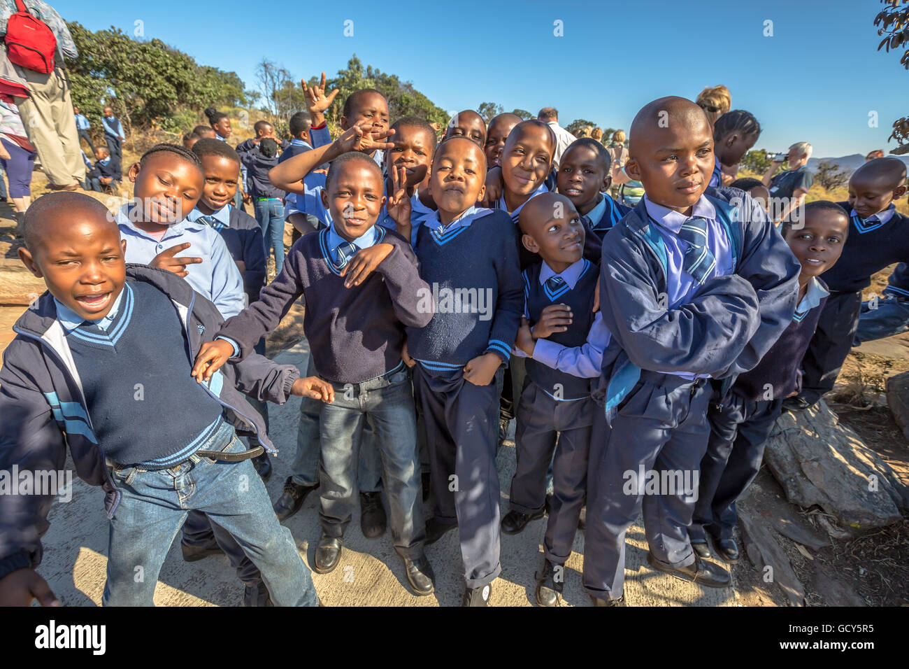 Afrikanische Kinder Stockfoto