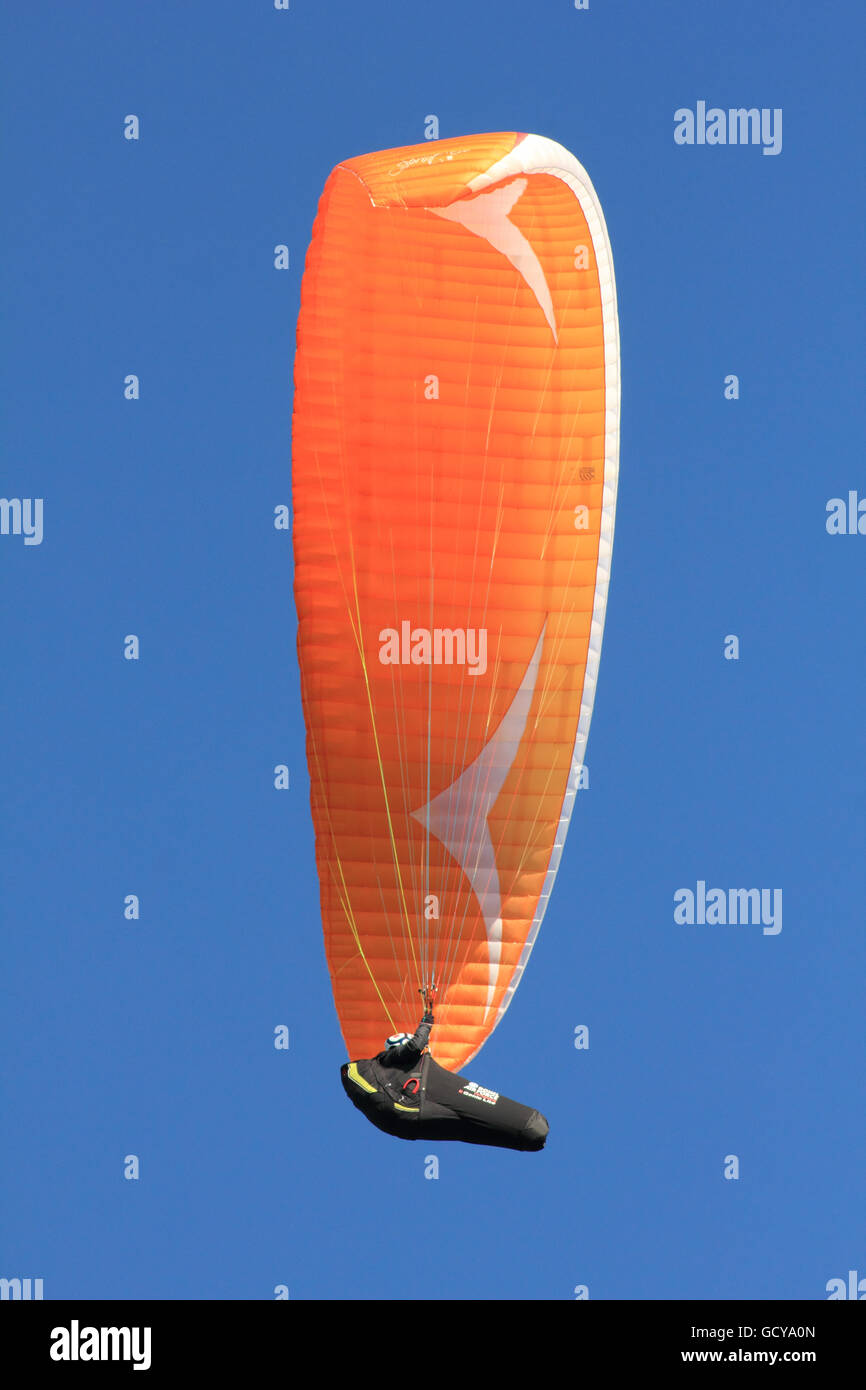 Paragliding Stockfoto