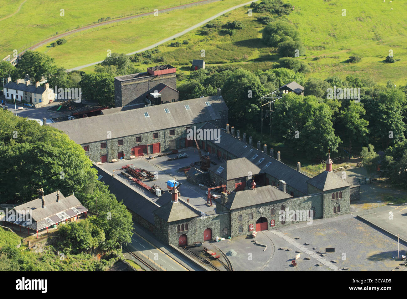 Nationalen Bergbaumuseum Llanberis Wales Stockfoto