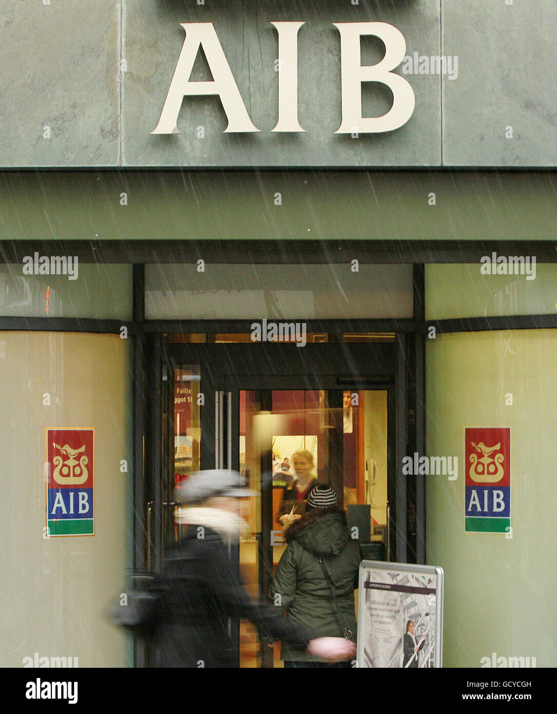 Irlands finanziellen Sorgen Stockfoto