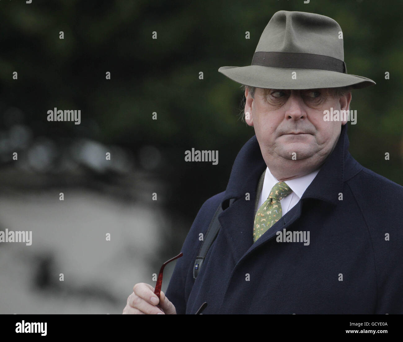 Trainer Noel Meade beim Bord na Mona Day des Weihnachtsfestivals auf der Leopardstown Racecourse, Dublin, Irland. Stockfoto