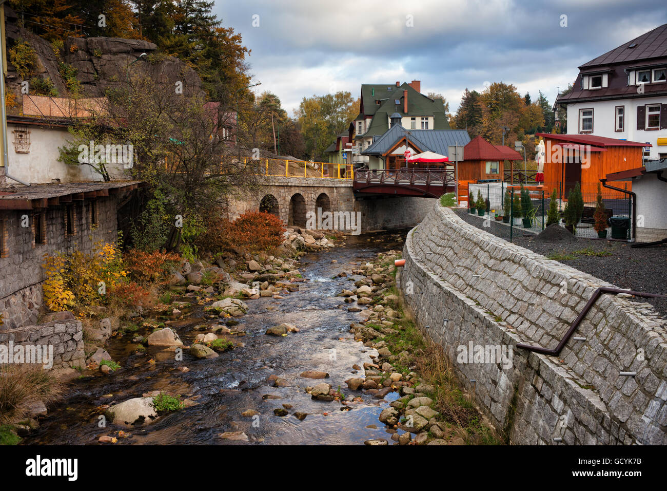 Szklarska Poreba Stadt und Fluss Kamienna in Polen, Niederschlesien Stockfotografie Alamy Szklarska Poreba Stadt und Fluss Kamienna in Polen, Niederschlesien Stockfotografie Alamy