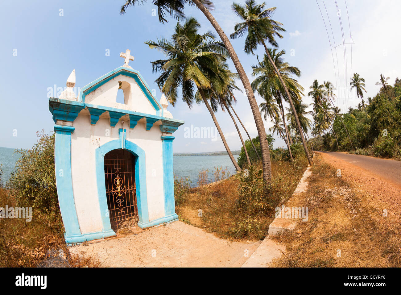 Goa-Kapelle Stockfoto