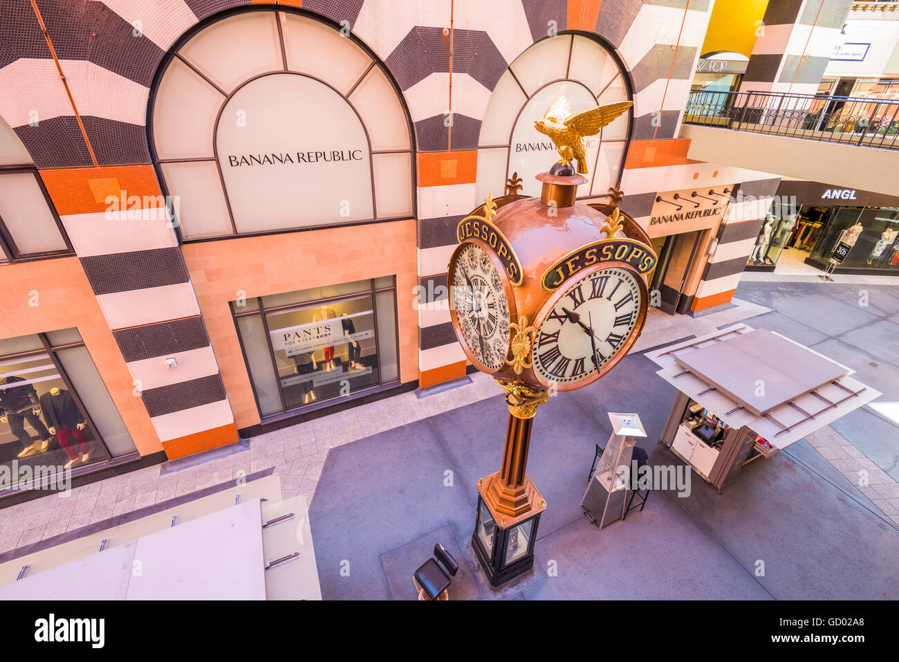 Der Westfield Horton Plaza in San Diego, Kalifornien, USA. Stockfoto