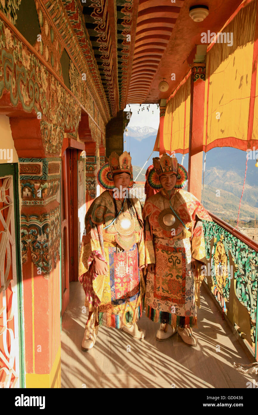 Kloster Tawang Stockfoto