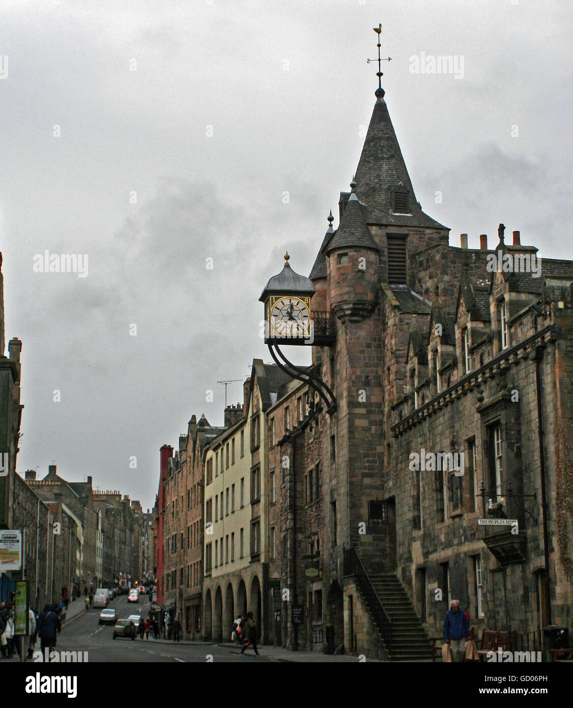 Alten Edinburgh Stockfoto