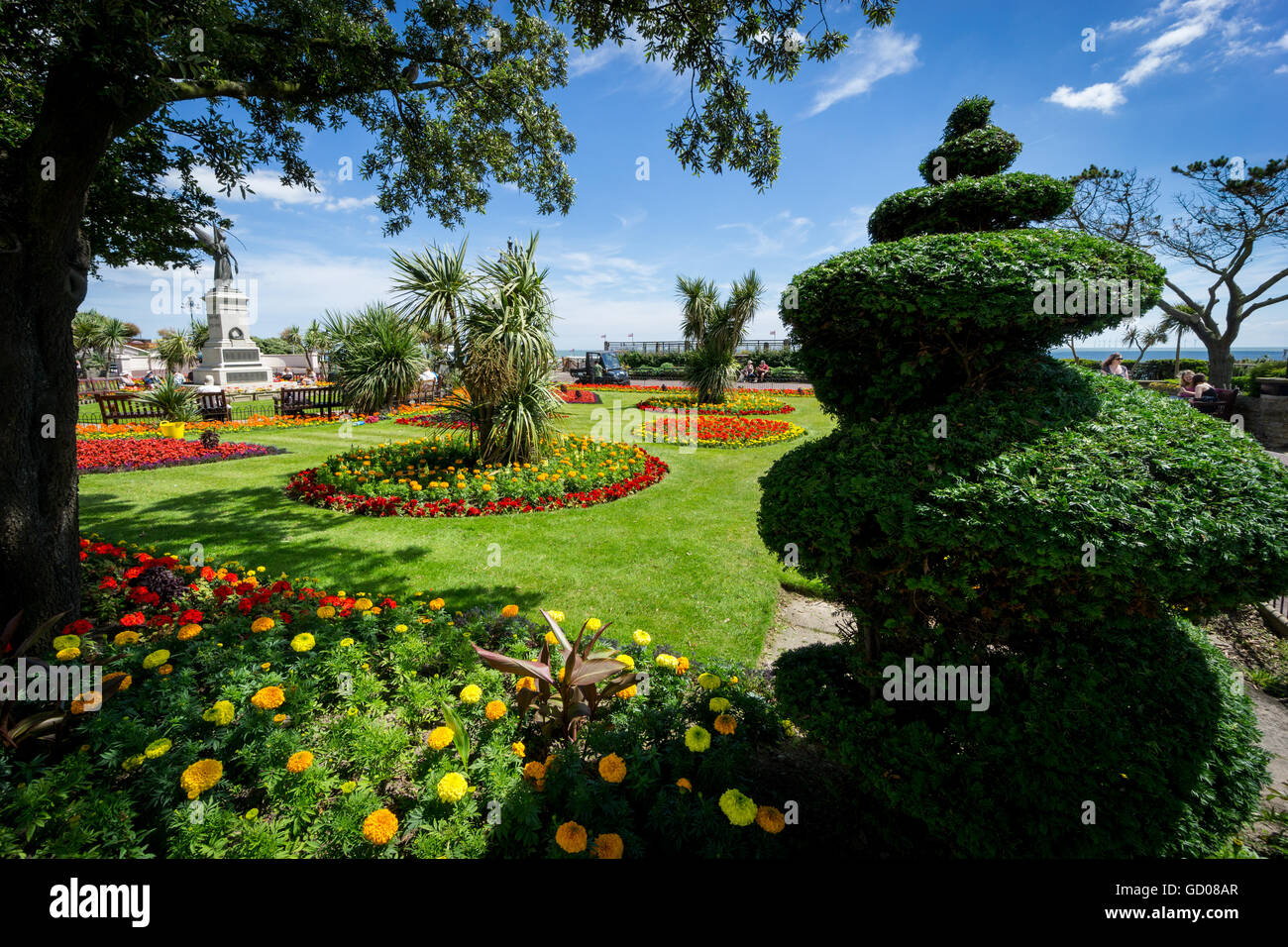 Der Garten der Erinnerung in Clacton-on-Sea, Essex. Stockfoto