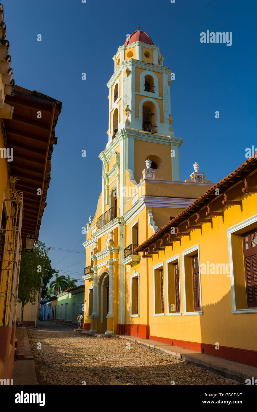 Einer spanischen kolonialen Kirche in Trinidad, Kuba. Stockfoto