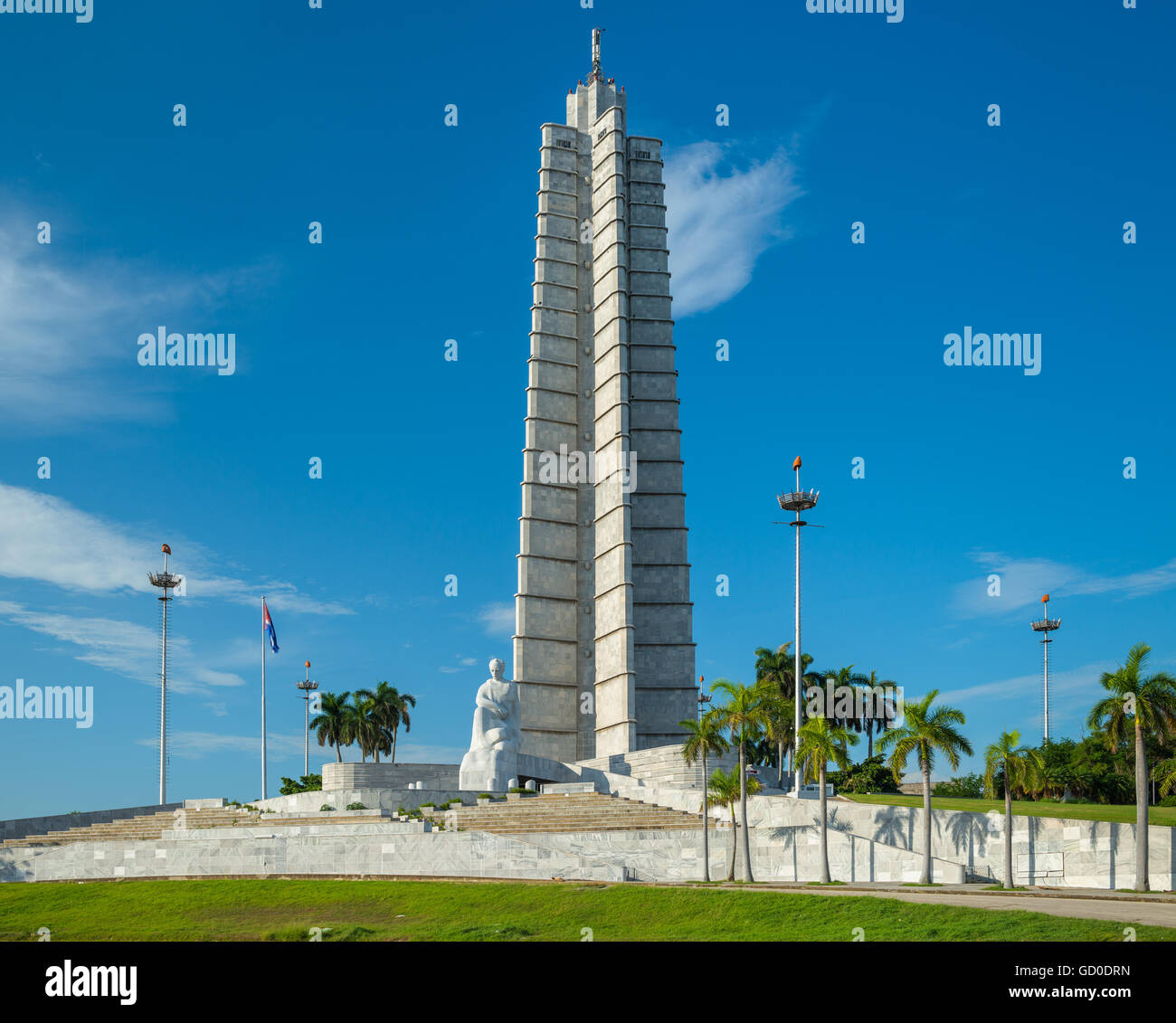 Der Plaza De La Revolucion in Havanna, Kuba. Stockfoto Der Plaza De La Revolucion in Havanna, Kuba. Stockfoto